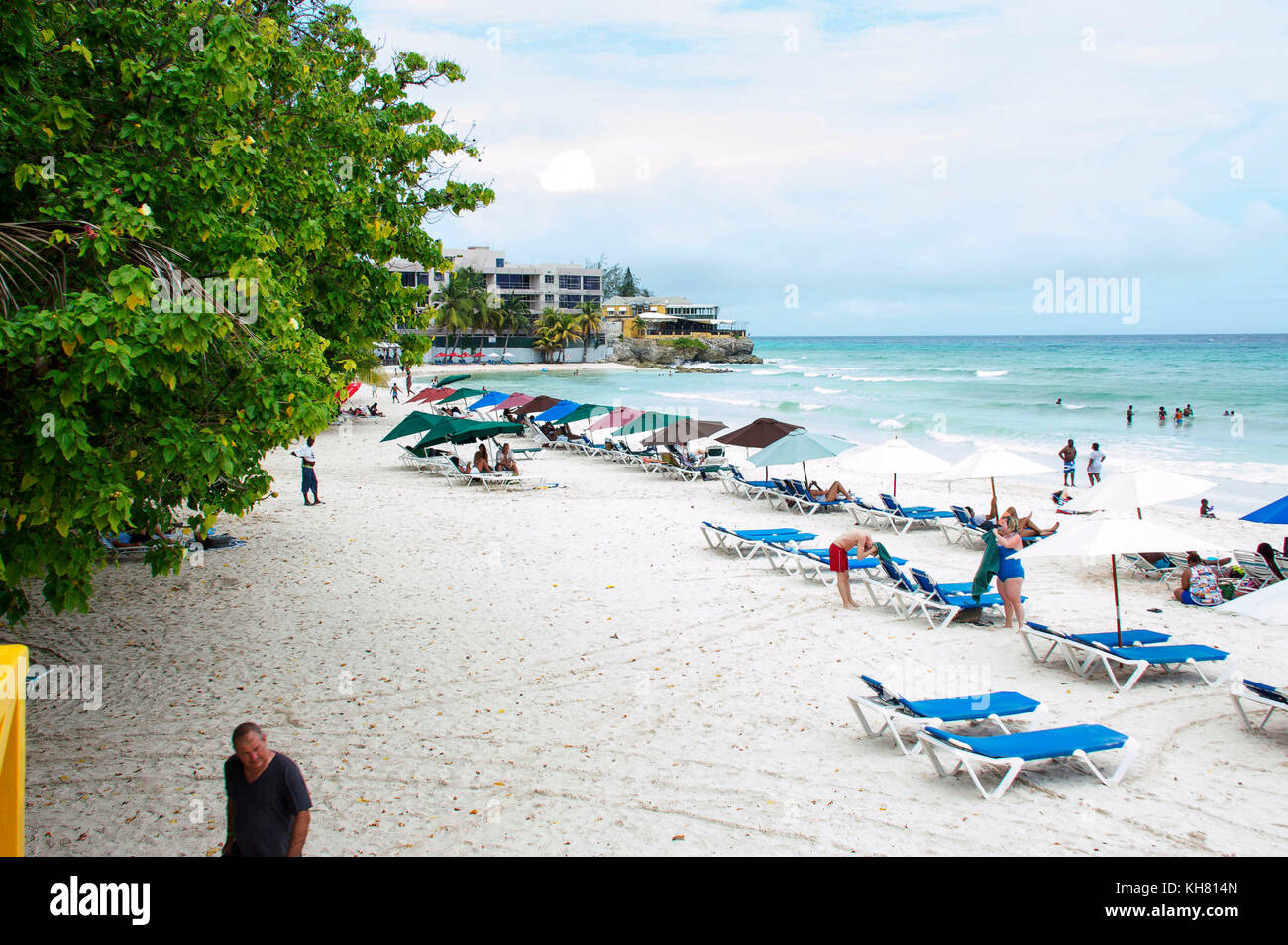 Accra Beach; Christ Church; Barbados Stock Photo Alamy