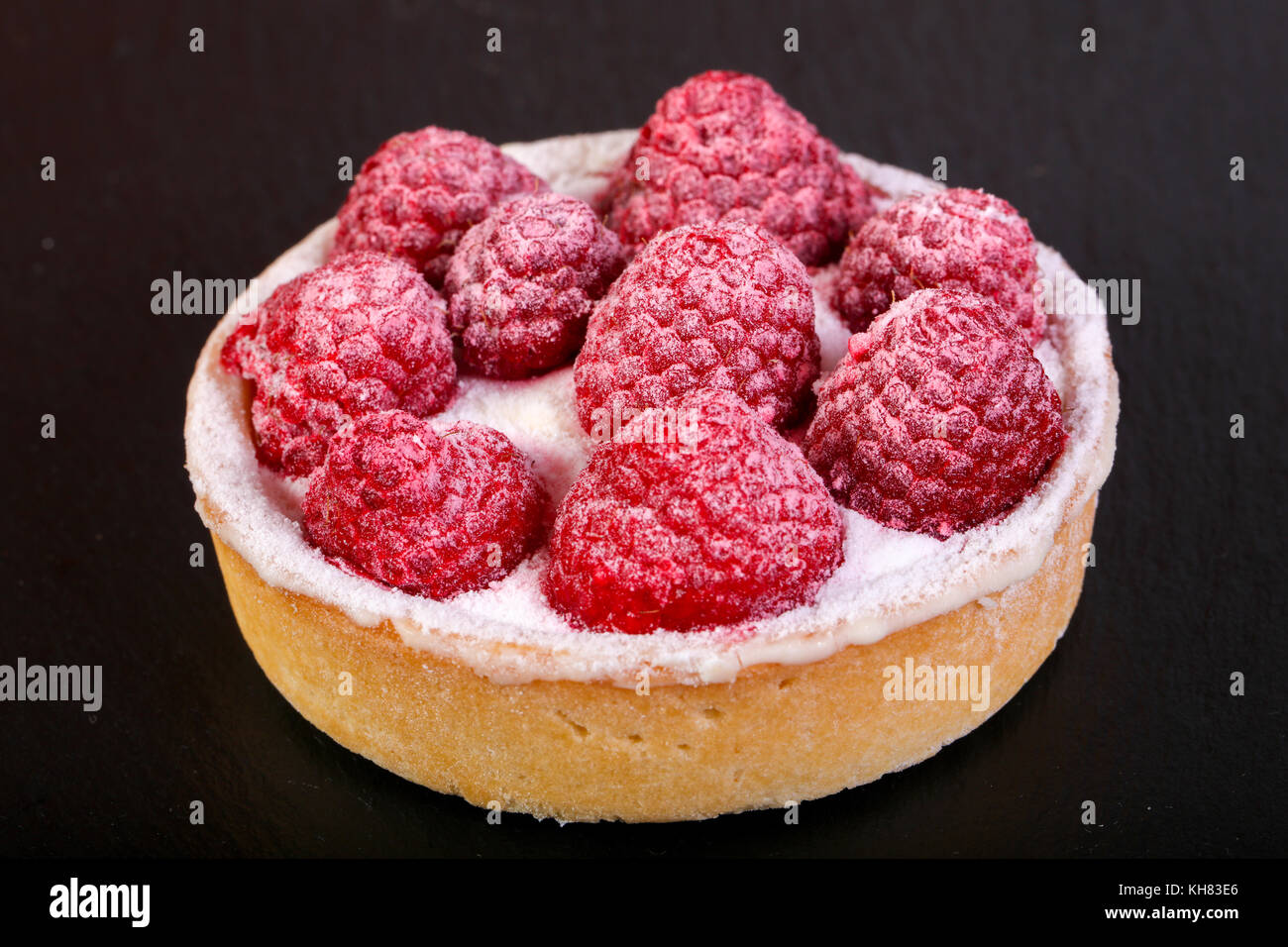 Tasty Raspberry Raspberry tasty cake Stock Photo - Alamy