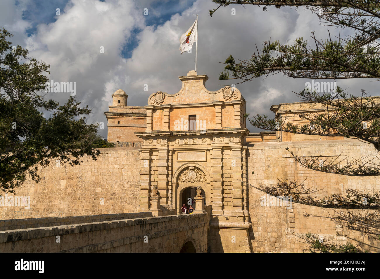Stadttor von Mdina, Malta | city gate, Mdina, Malta, Europe Stock Photo