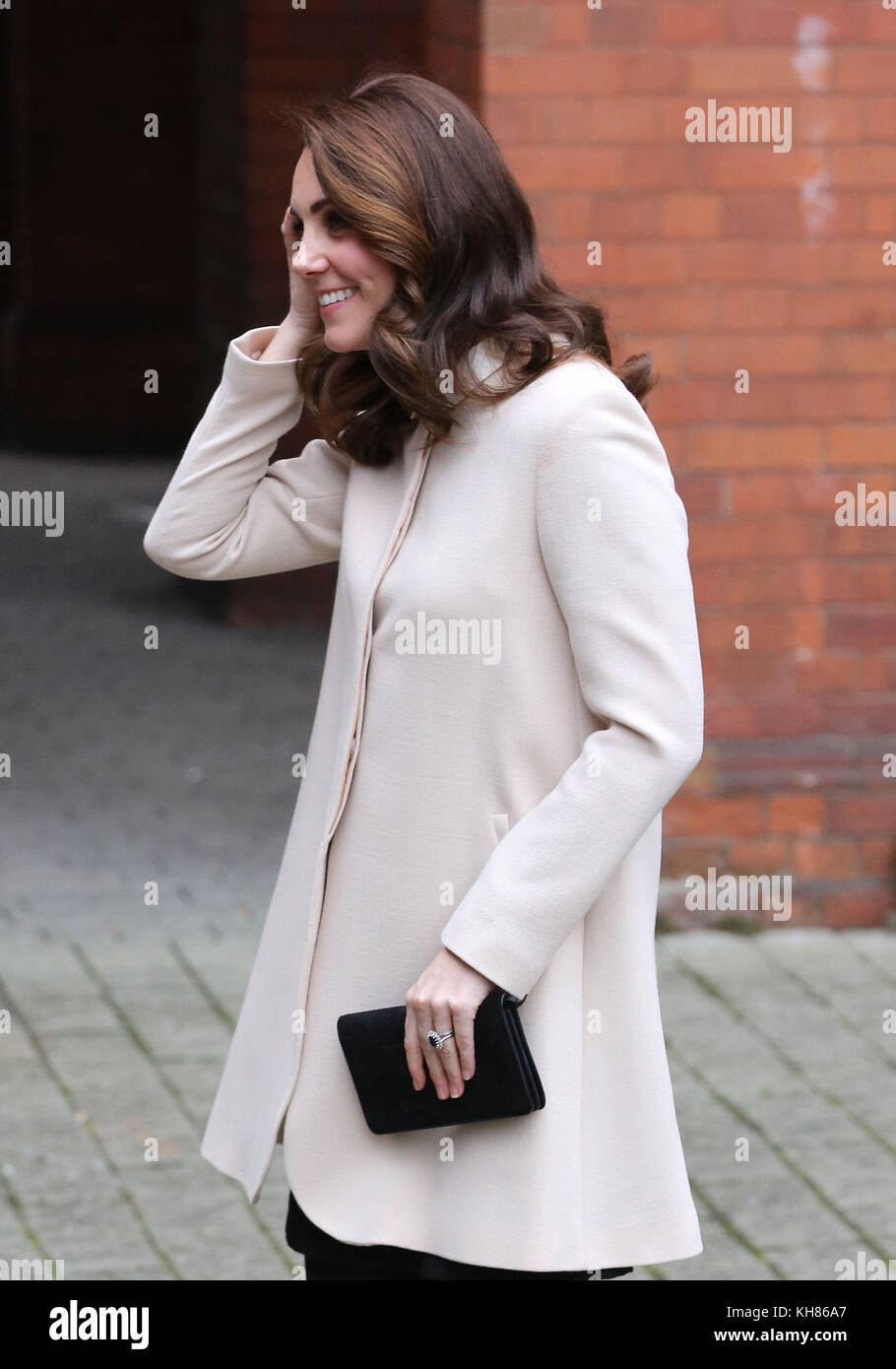 The Duchess of Cambridge visits Family Action at Hornsey Road Children's Centre, London. Stock Photo