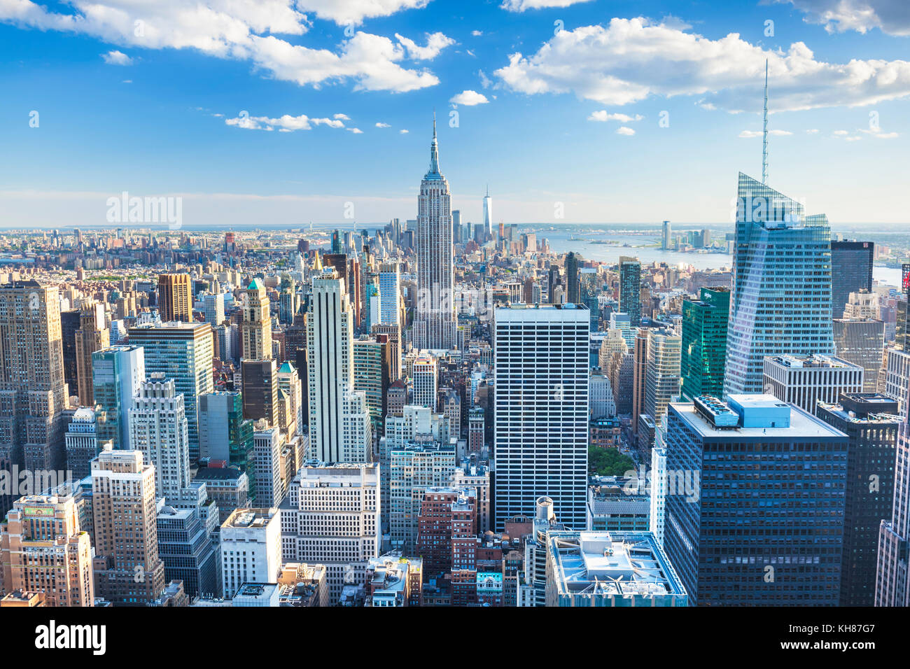 Manhattan skyline, New York Skyline, Empire State Building, New York City, United States of America, North America new york usa new york Stock Photo