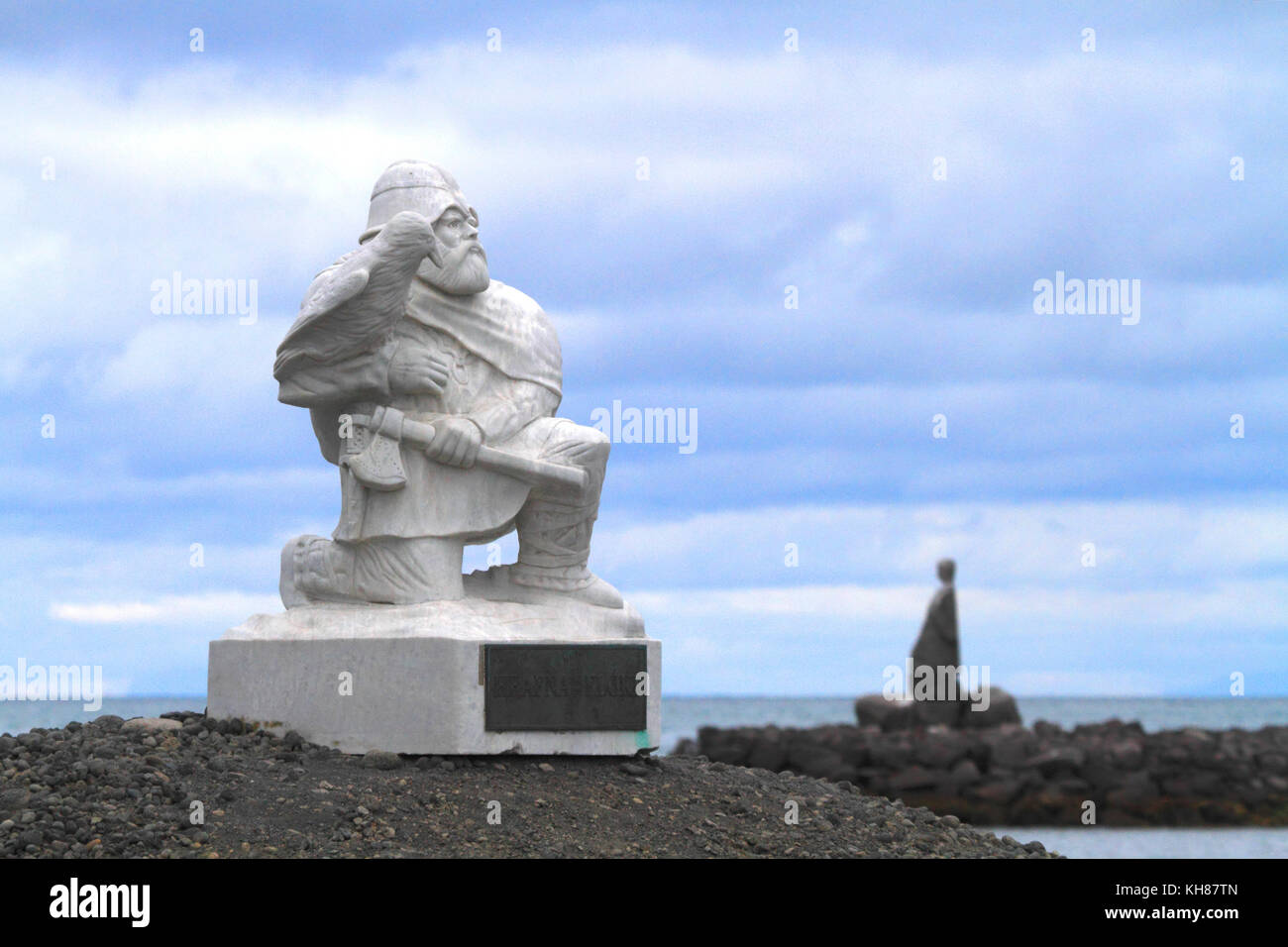 Iceland, Viking Museum, Reykjanesbaer (Vikingaheimar museum Stock Photo