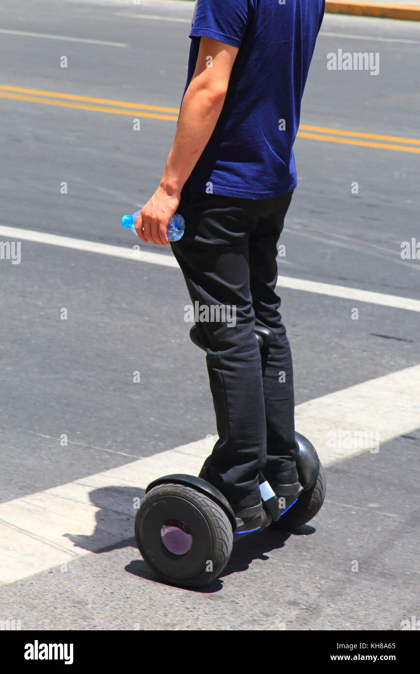Smart Drifting Scooter Stock Photo - Alamy