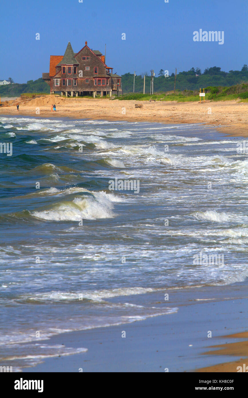 Usa, Rhode Island. South Kingstown Town beach. Matunuck Stock Photo Alamy