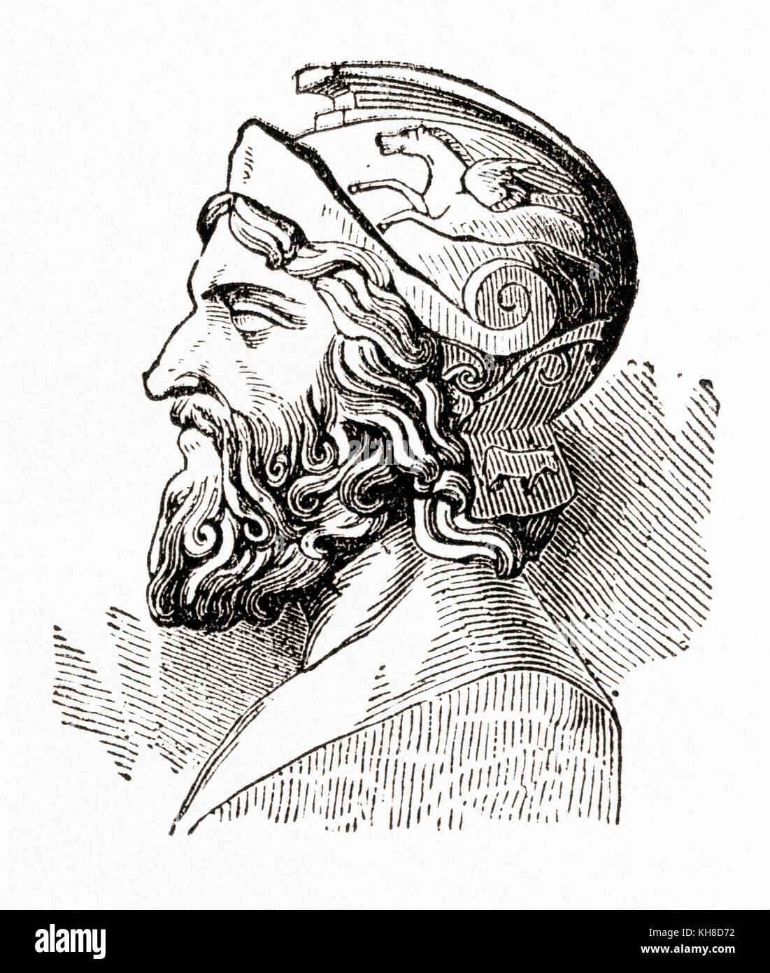 Miltiades,c. 550 – 489 BC, aka Miltiades the Younger. Athenian citizen ...