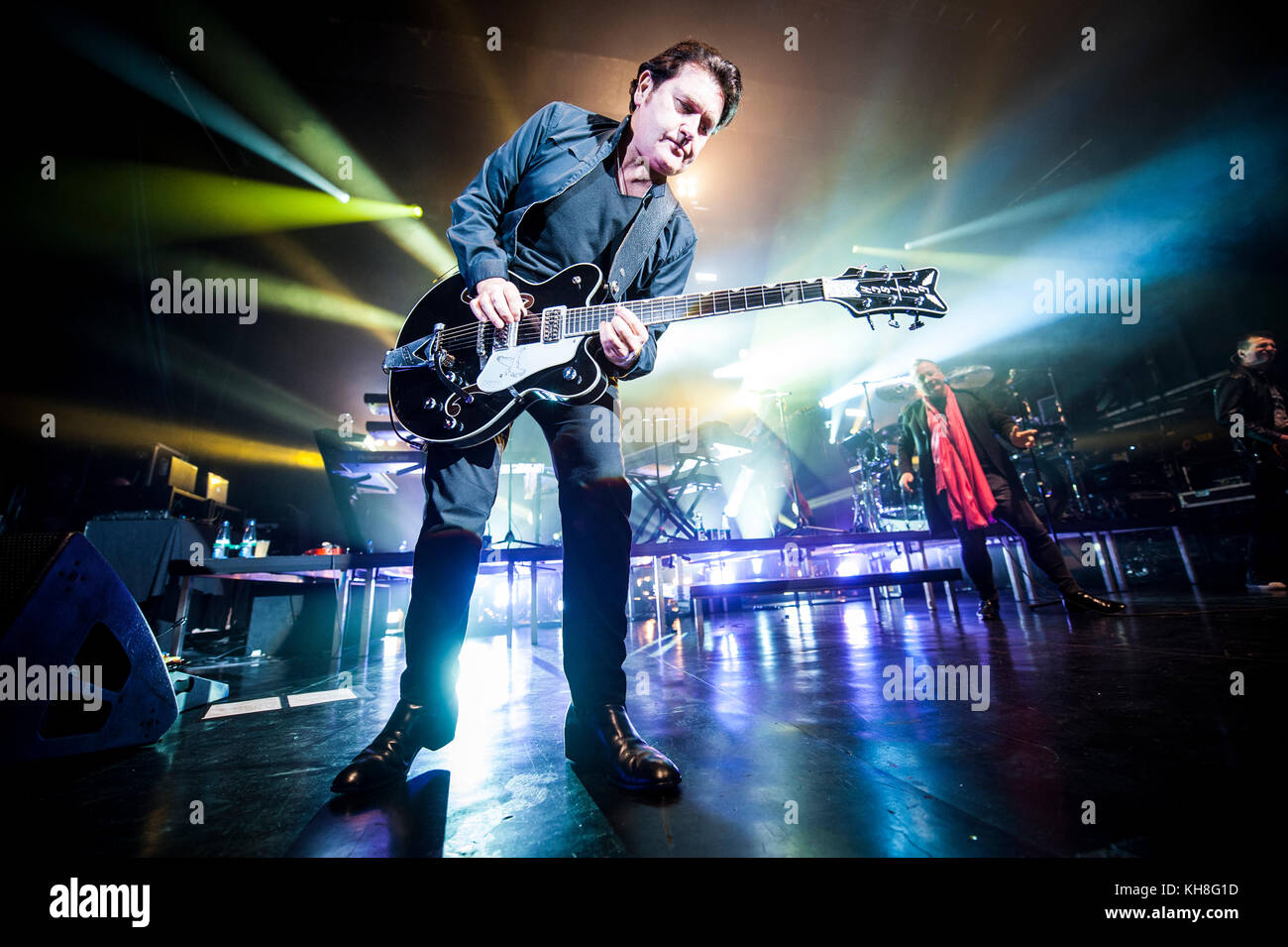 The Scottish rock band Simple Minds performs a live concert at Sentrum ...