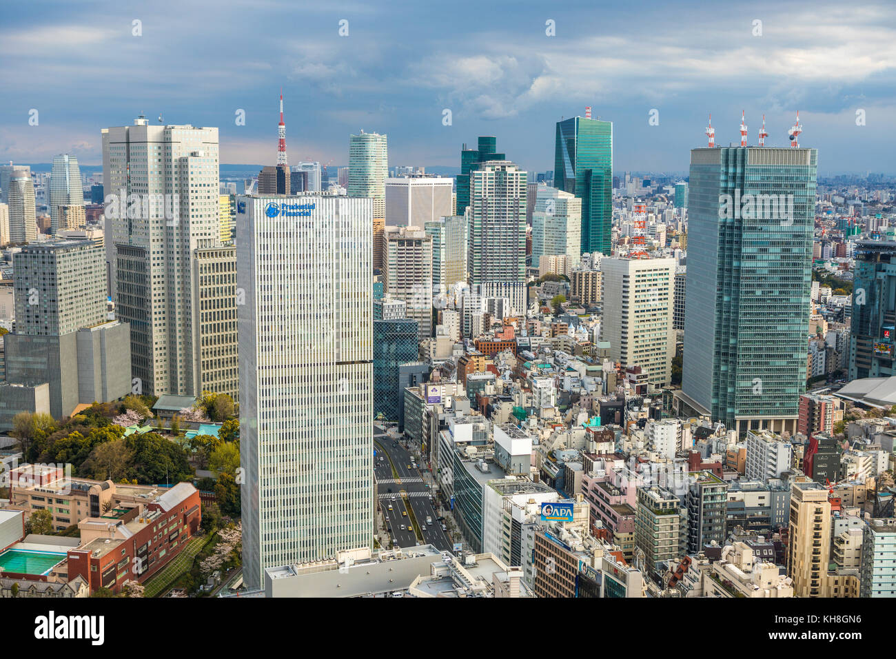 Japan, Tokyo City, Akasaka District *** Local Caption *** Akasaka ...