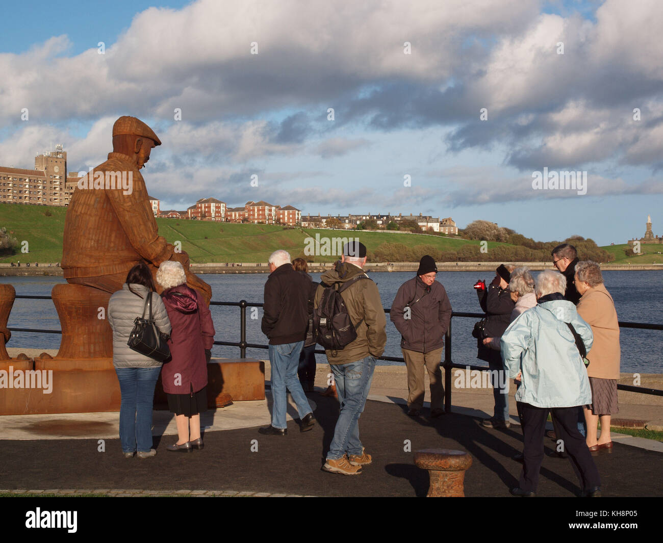 This symbolic statue represents the lost lives of fishermen from North