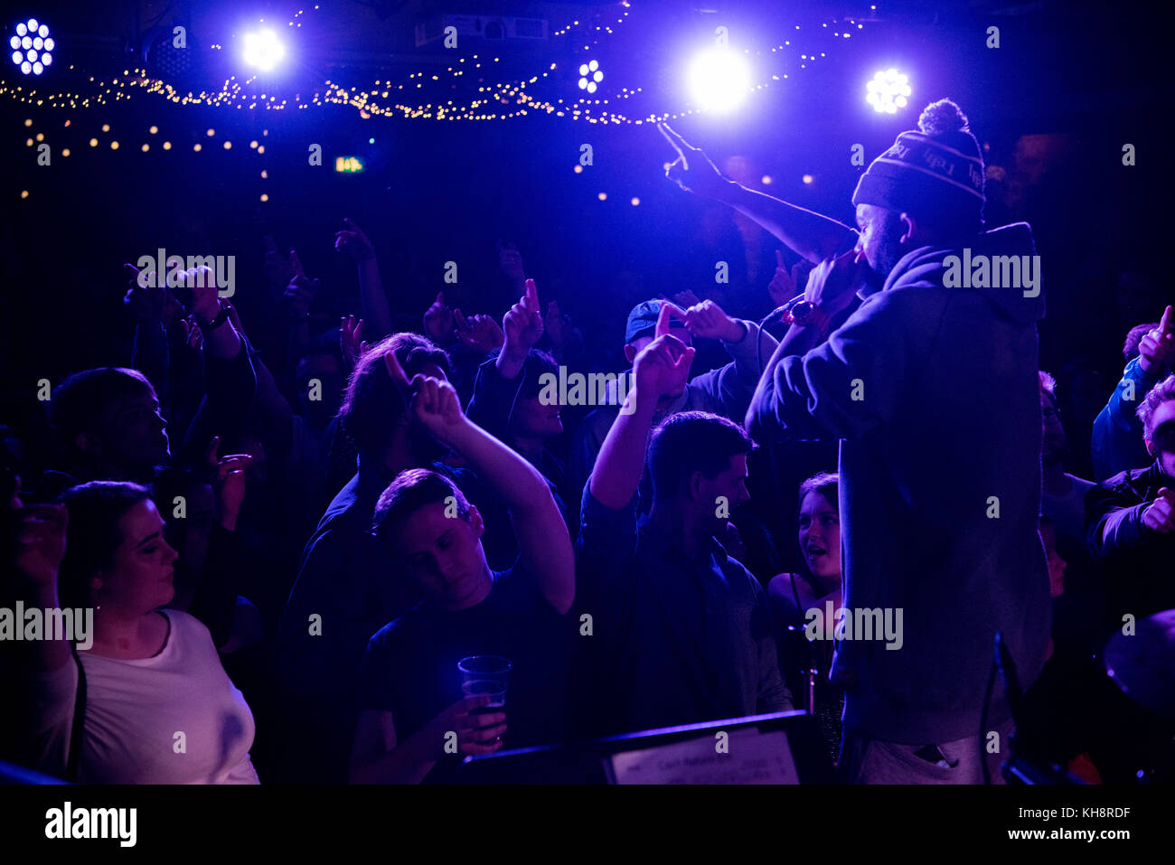 Abstract Orchestra featuring MC Joker Starr (left) and Micall Parknsun