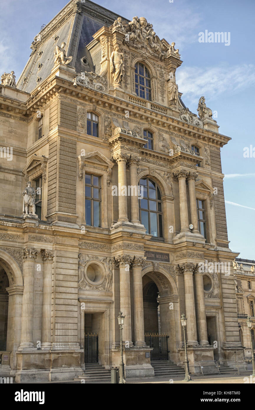 Louvre in Paris Stock Photo