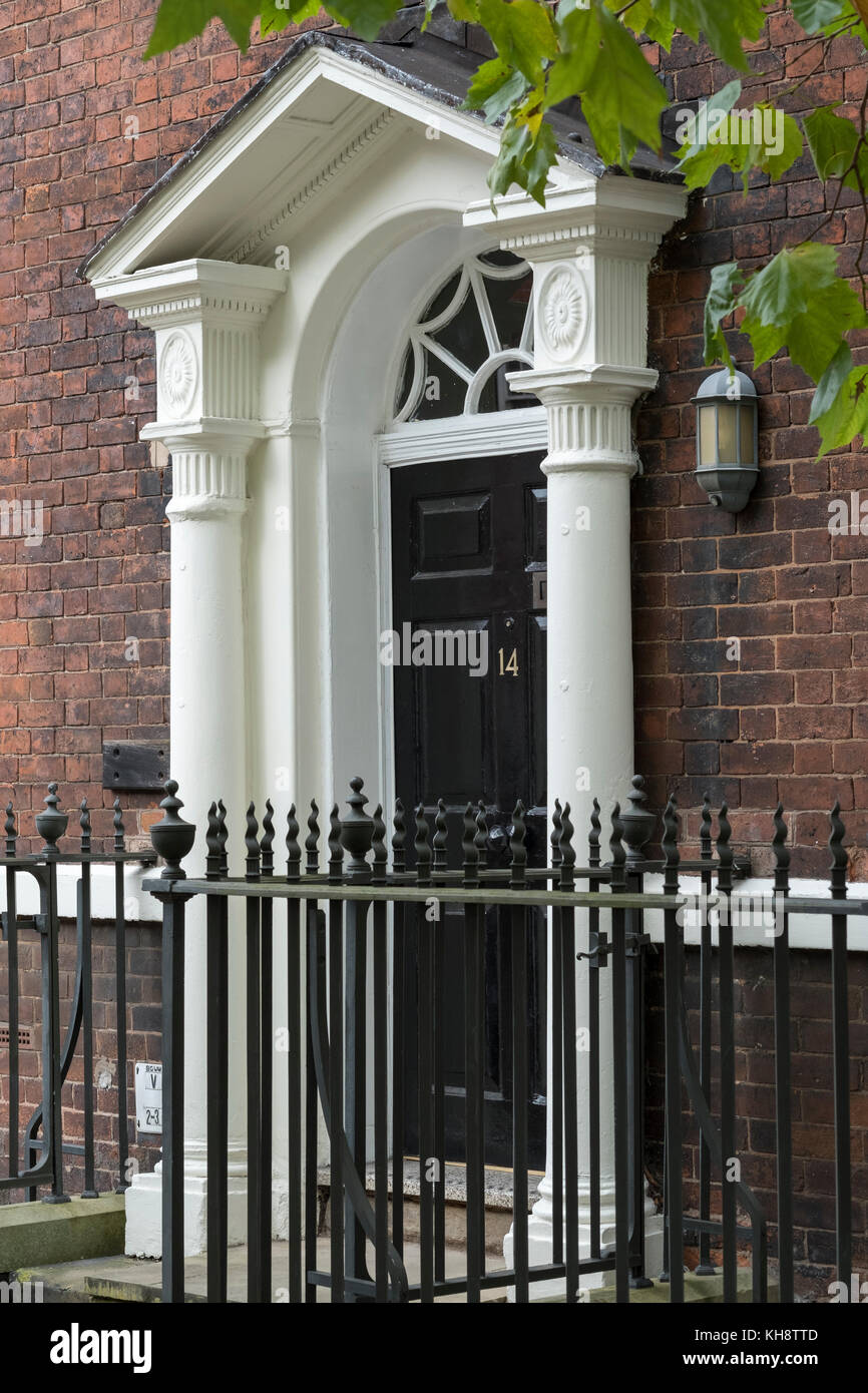 Doorways in George Street Wolverhampton Stock Photo