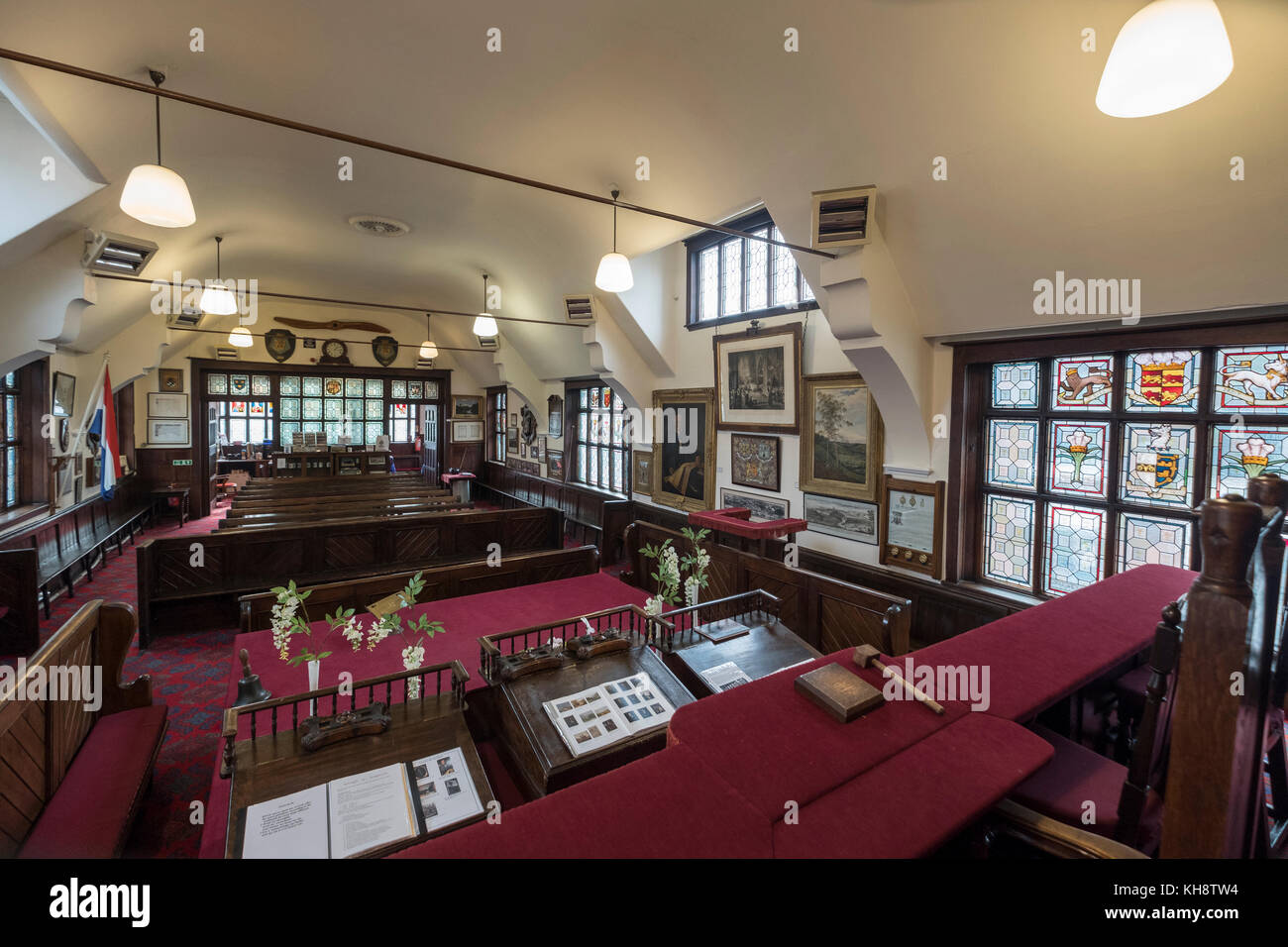Bridgnorth Town hall interior Stock Photo Alamy
