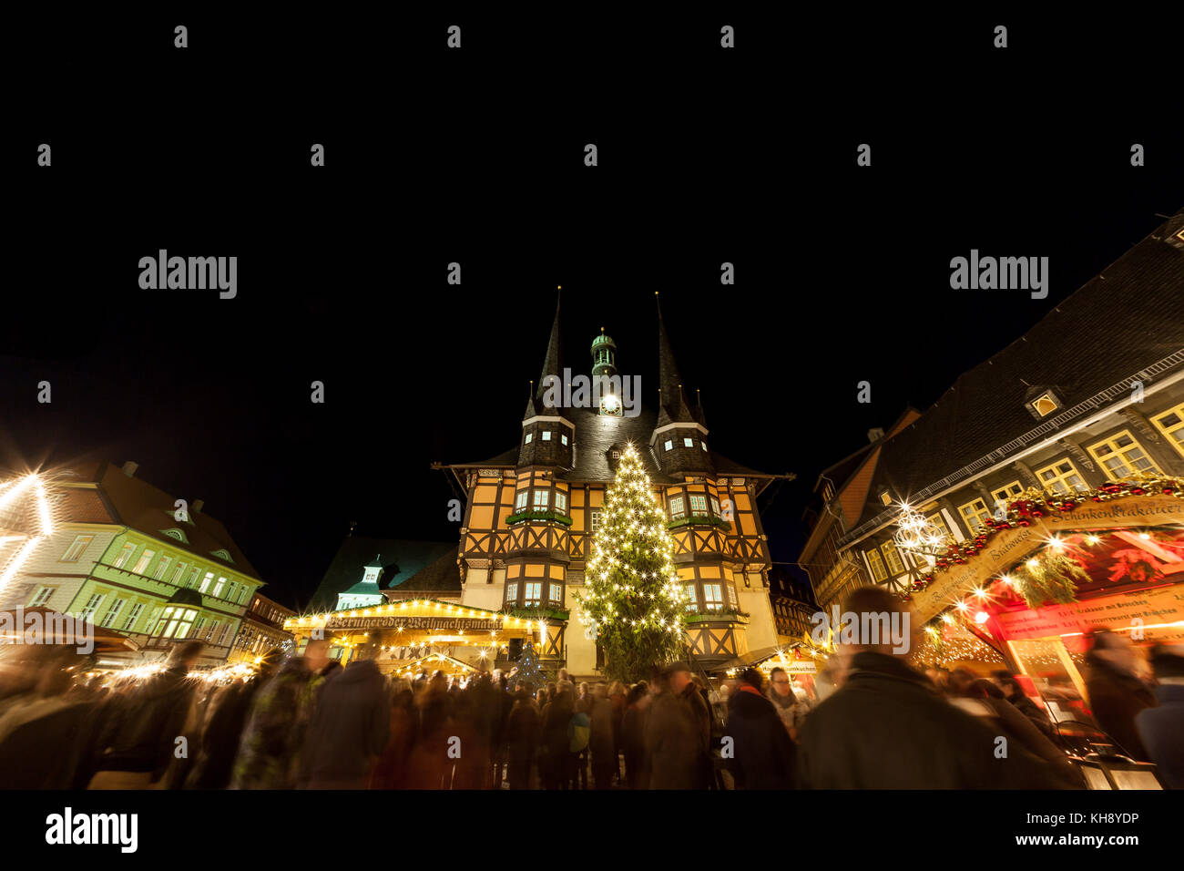 Wernigerode Weihnachtsmarkt Stock Photo Alamy