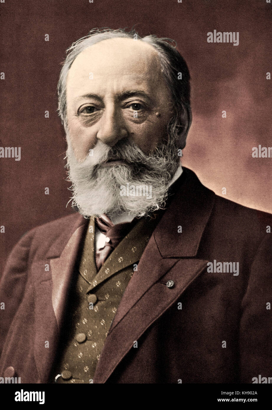 Camille Saint-Saens, Famous Composer Painting by Esoterica Art