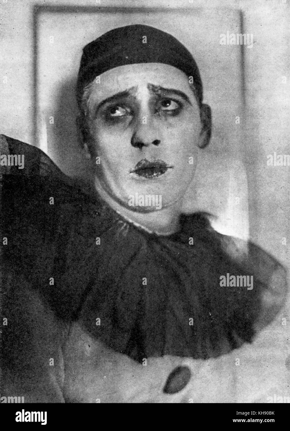Adolph Bolm in Le Carnaval.Based on Robert Schumann's music and orchestrated by 20th century Russian composers. Russian born American ballet dancer and choreographer,  25 September 1884  – 16 April 1951. Stock Photo