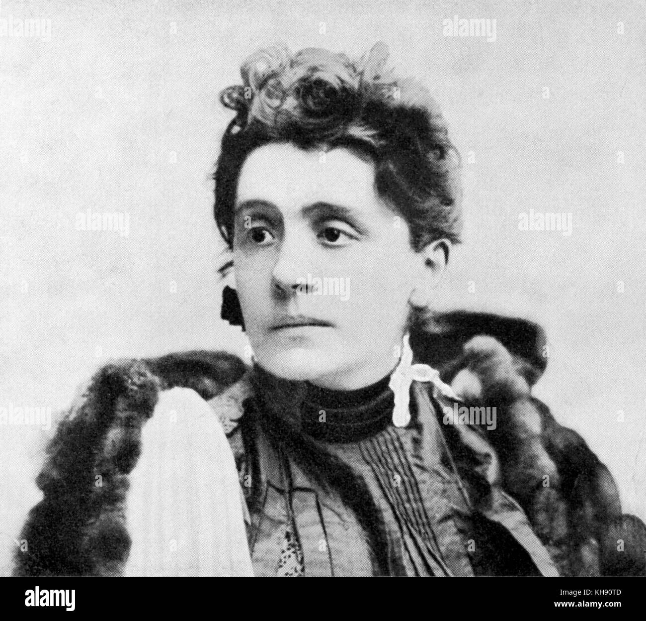 Eleonora Duse - portrait. Italian actress, 1858–1924 Stock Photo - Alamy