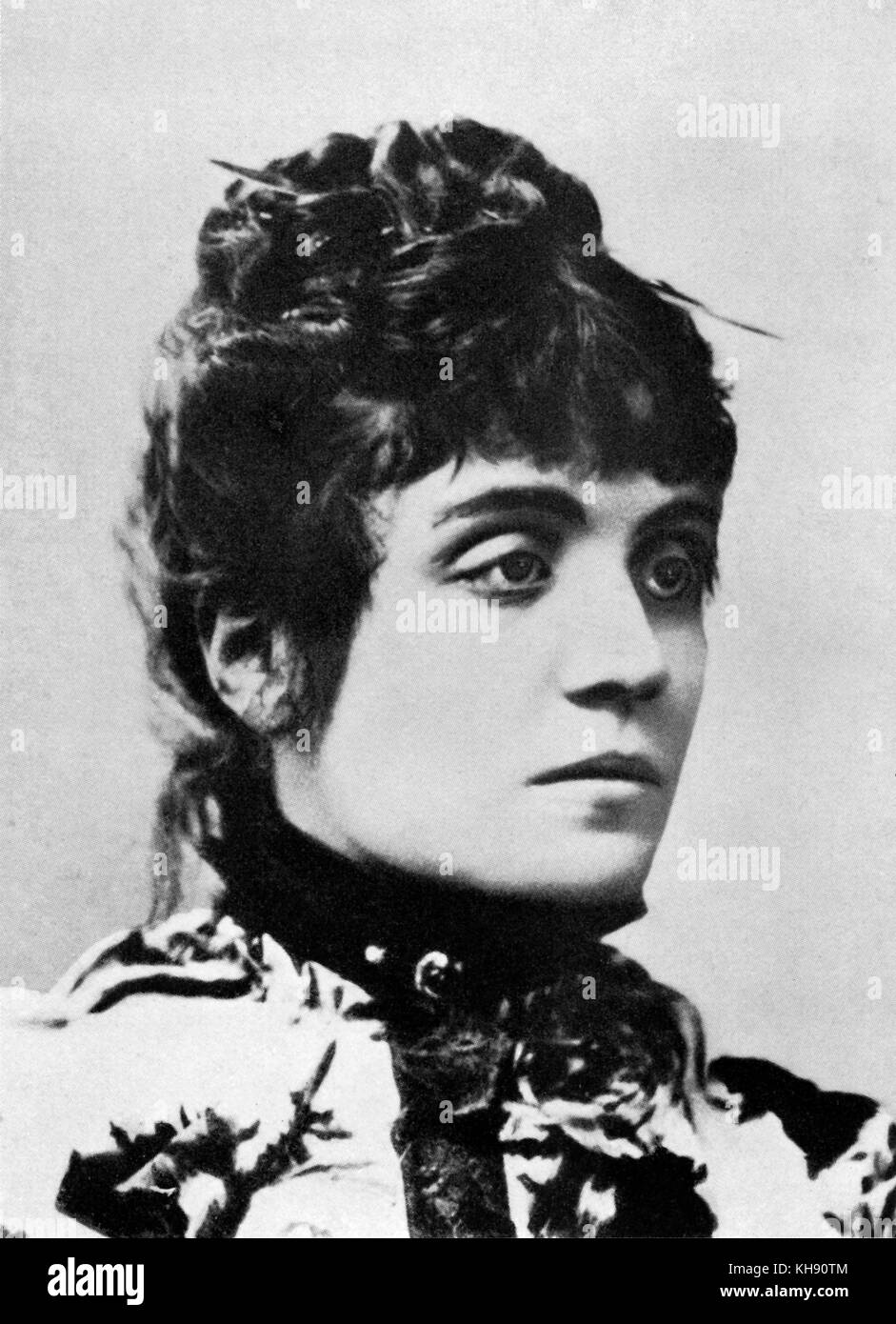 Eleonora Duse - portrait. Italian actress, 1858–1924 Stock Photo - Alamy