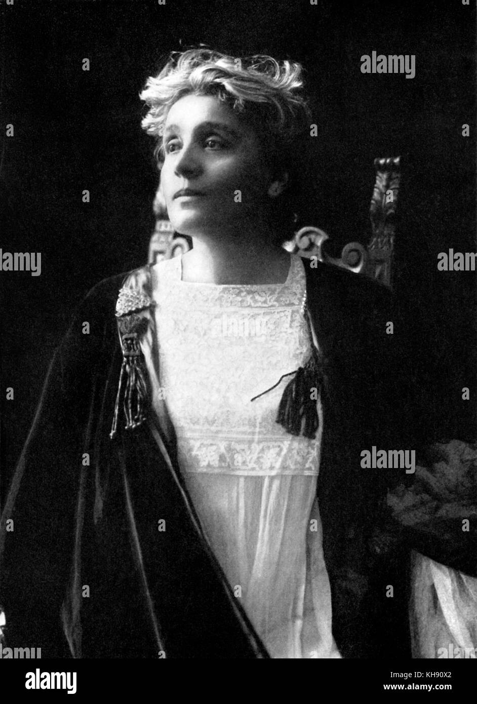 Eleonora Duse - portrait. Italian actress, 1858–1924 Stock Photo