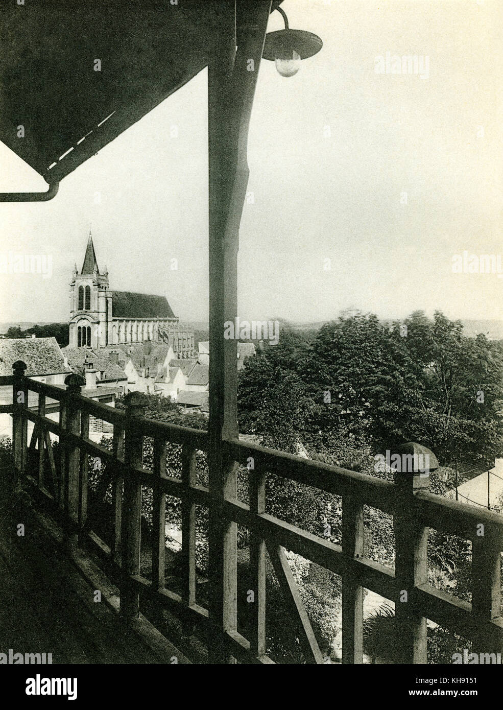 Montfort- l'Amaury, Île-de-France, France - 1925. Home of Maurice Ravel at the time. MR: French composer, 17 March 1875 - 28 December 1937. Stock Photo