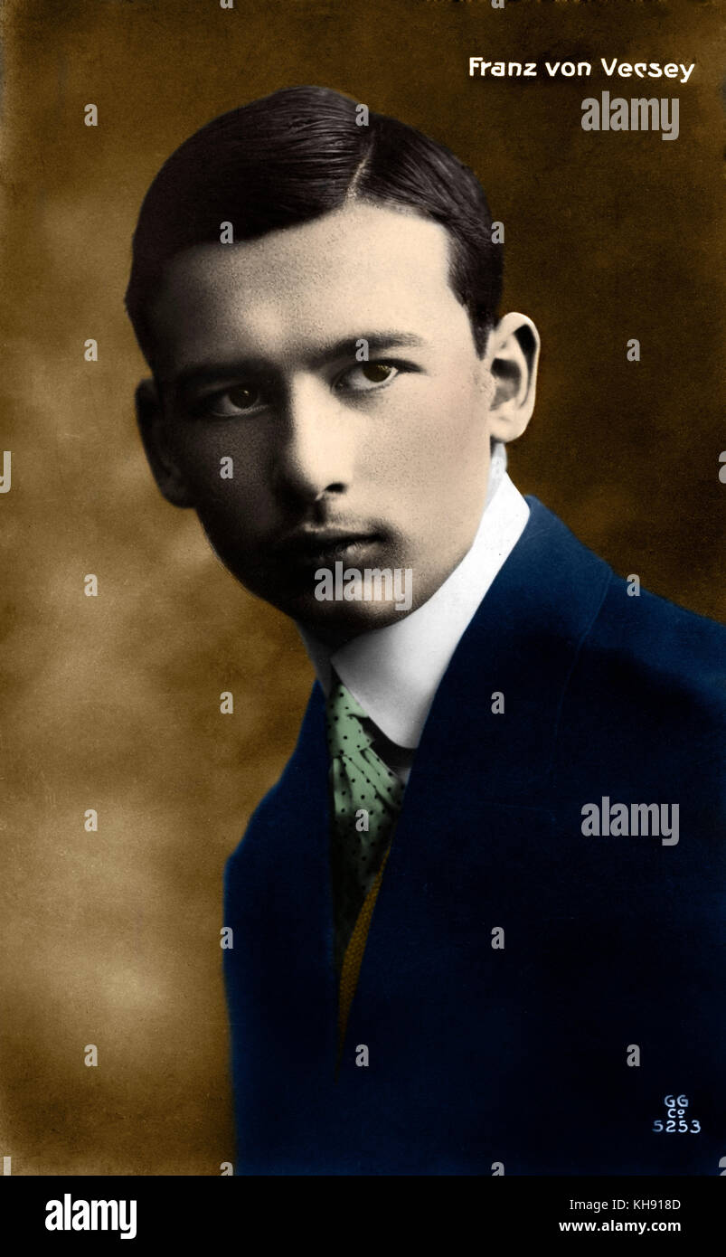 VECSEY, Franz von Hungarian violinist (1893-1935) Stock Photo