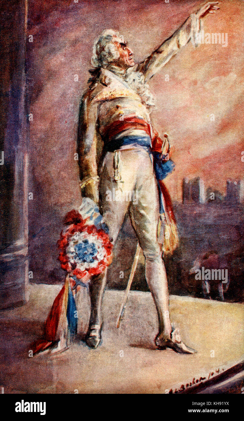 Sir Henry Irving as Robespierre  in play of same name by Victorien Sardou. Role performed in 1899, production, Lyceum Theatre, London. HI: Born John Henry Brodribb, English stage actor, 6 February 1838 – 13 October 1905. Stock Photo