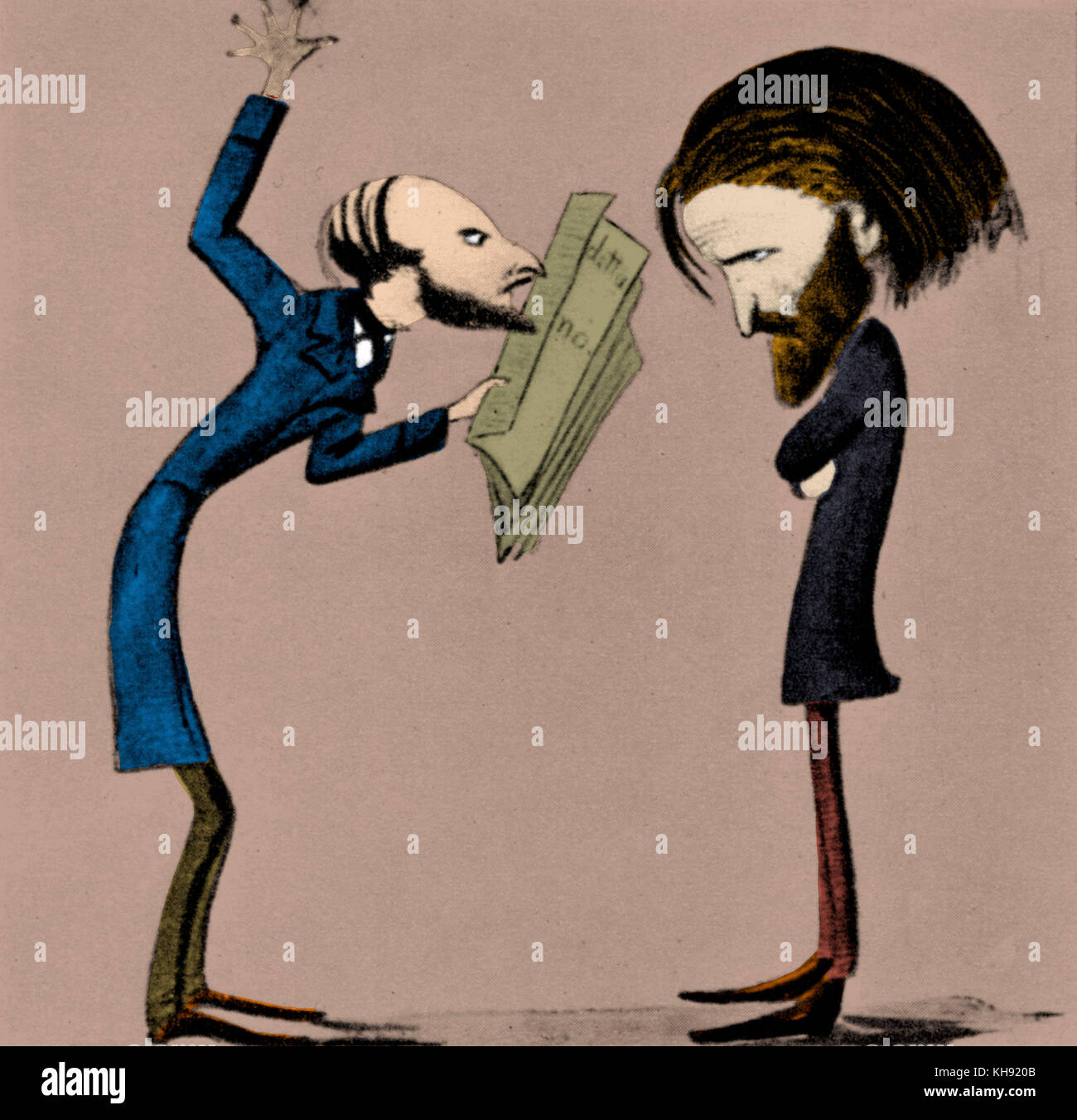 19th century humour classical music hi-res stock photography and images ...