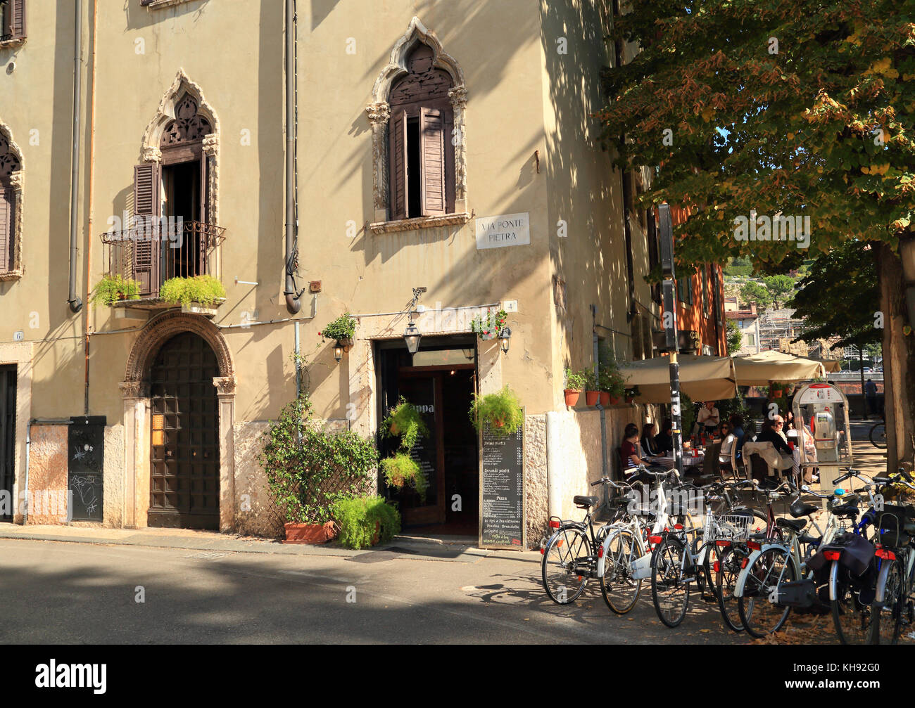 Cappa Café, Verona Stock Photo