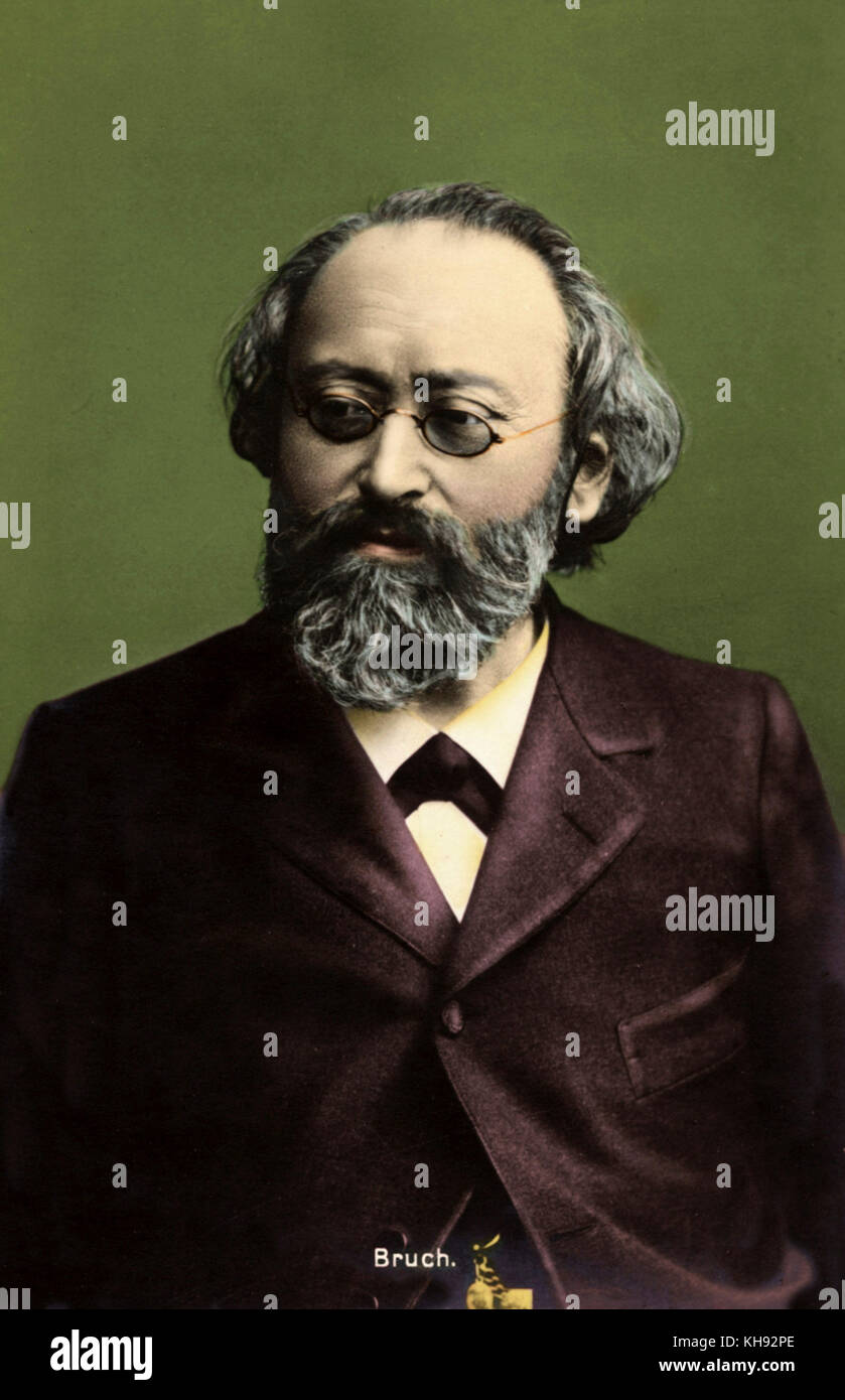 Max Bruch, German composer, 1838-1920 Stock Photo