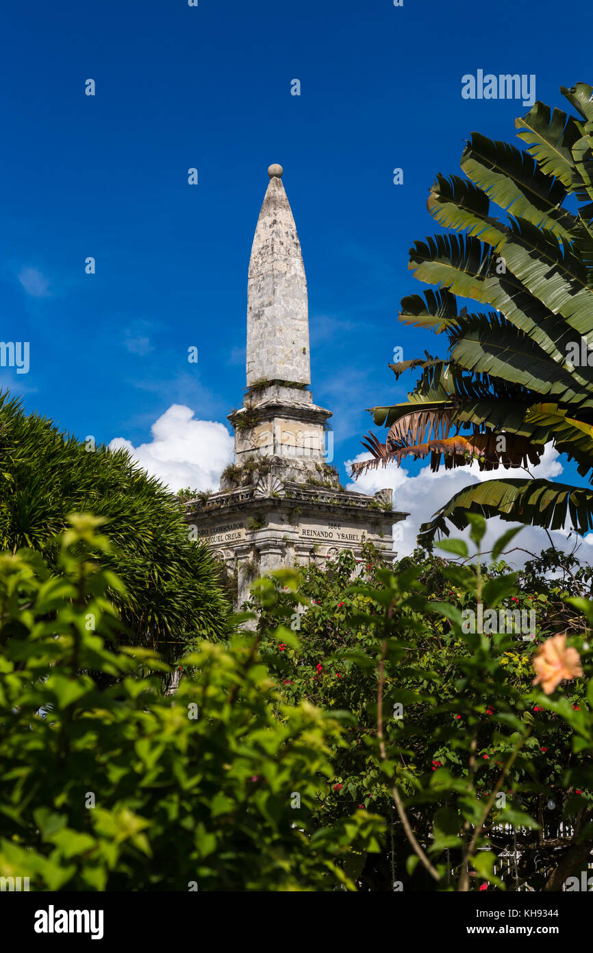 Asia, Philippines, Cebu, Mactan, Mactan Shrine, dedicated to Lapu Lapu, the local chieftain, who defeated and killed Ferdinand Magellan in 1521 Stock Photo