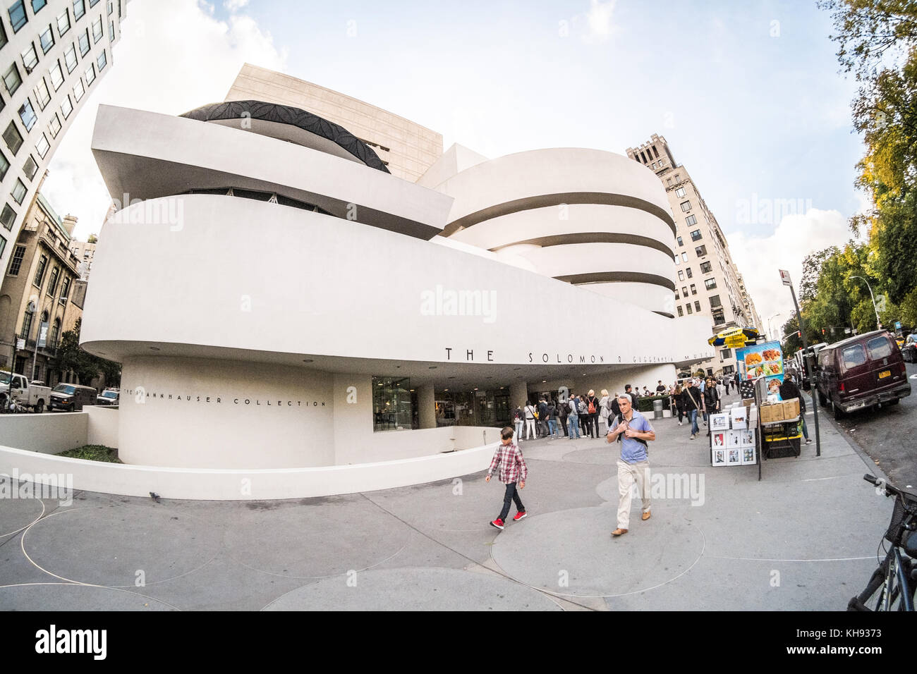 Solomon. R. Guggenheim Museum, 5th Avenue, Manhattan, New York City, NY, United States of America. U.S.A. Stock Photo