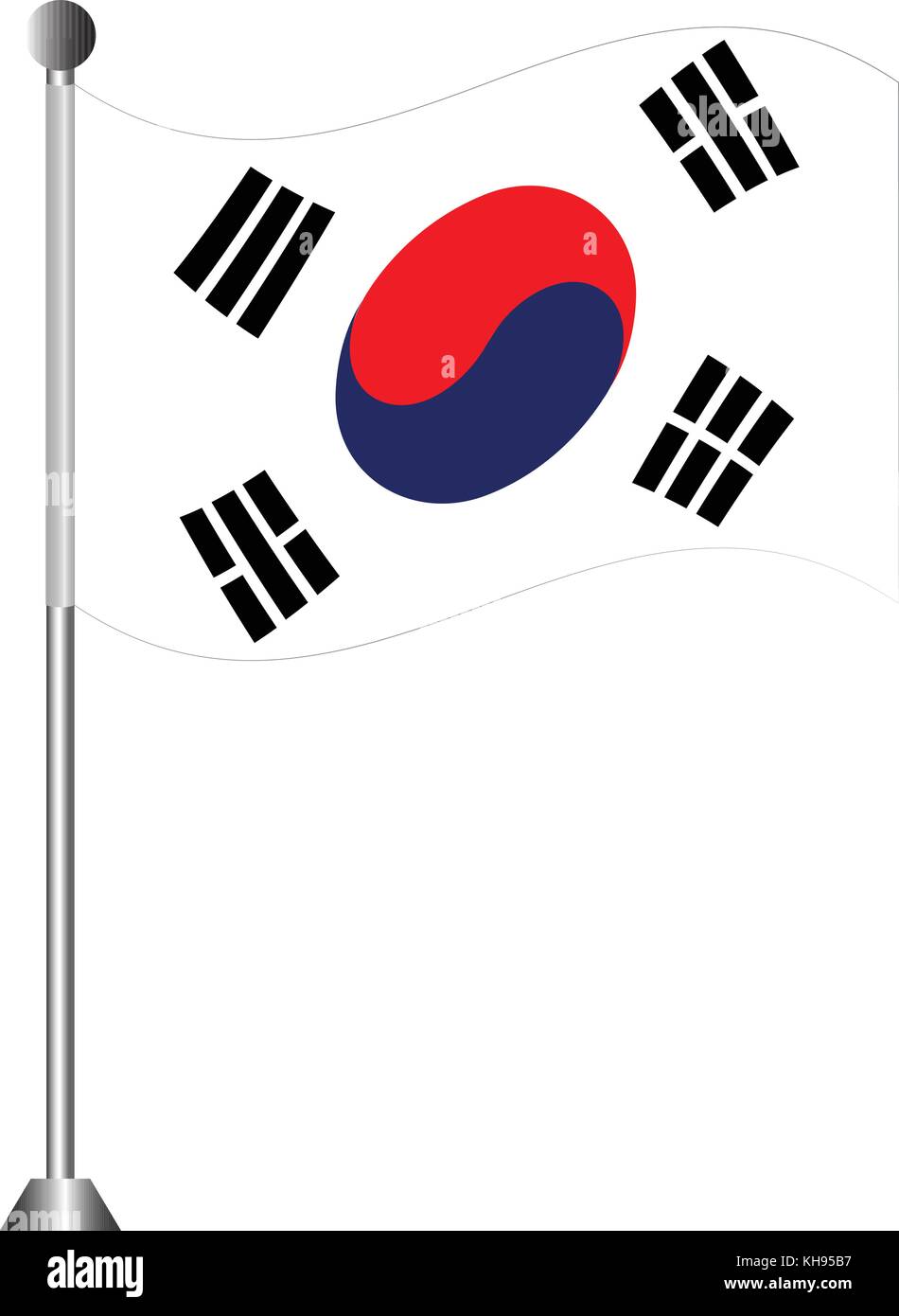 Flag of South Korea Stock Vector Image & Art - Alamy