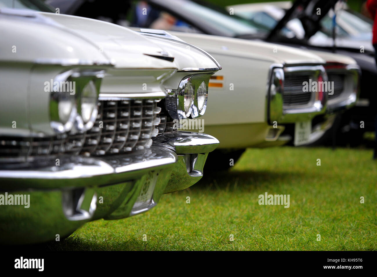 American Classic Car Show, Uppermill, Saddleworth Stock Photo