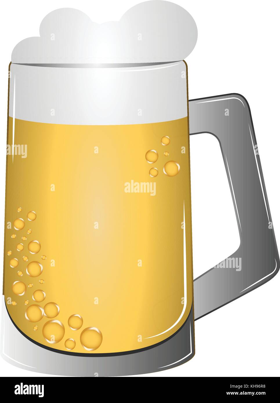 Isolated beer mug Stock Vector Image & Art - Alamy