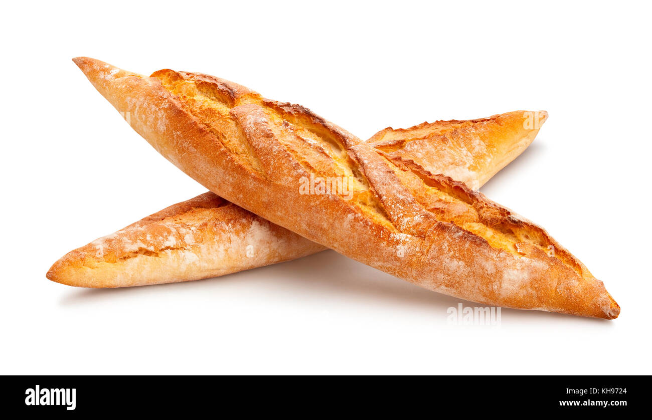 baguette path isolated Stock Photo