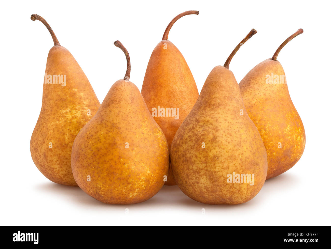 pear path isolated Stock Photo