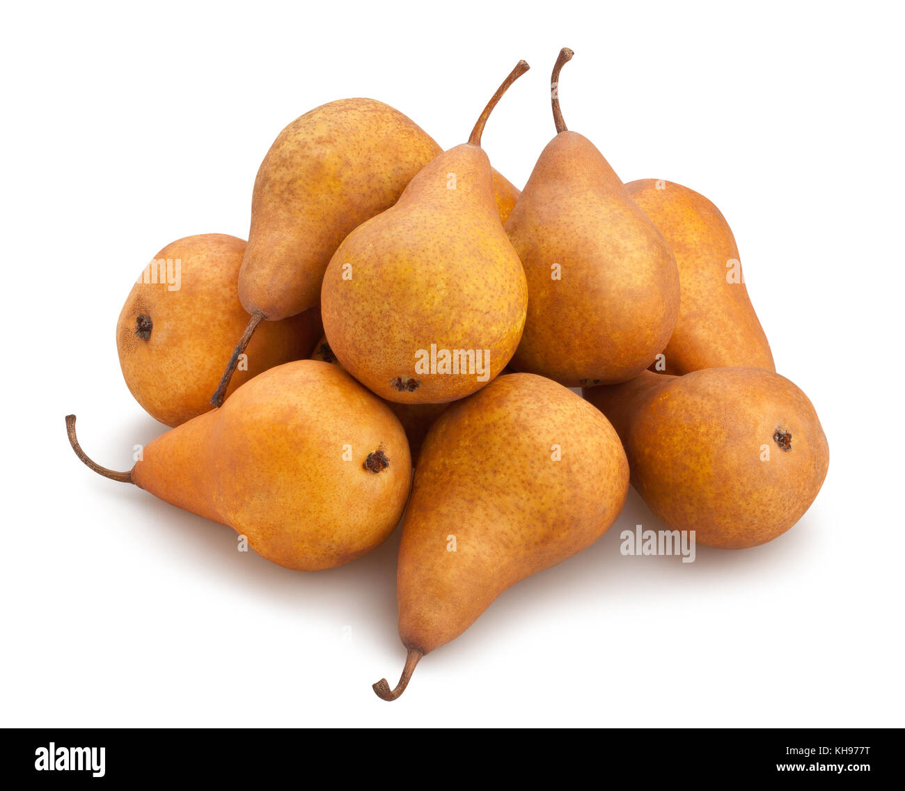 pear path isolated Stock Photo