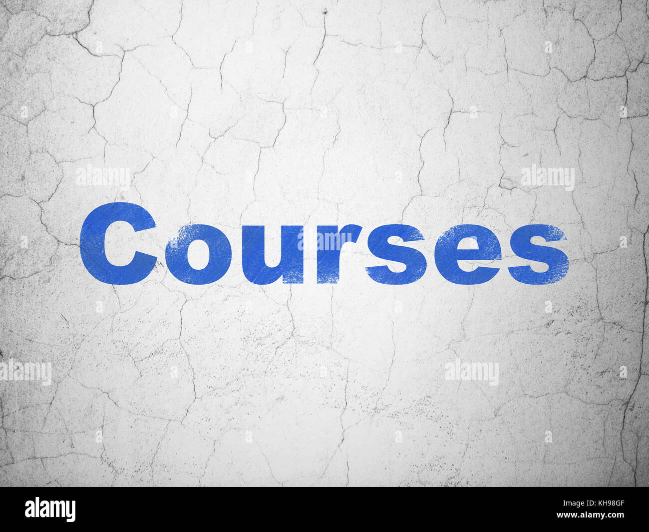 Background Course Overview Studying concept: Courses on wall background Stock Photo - Alamy