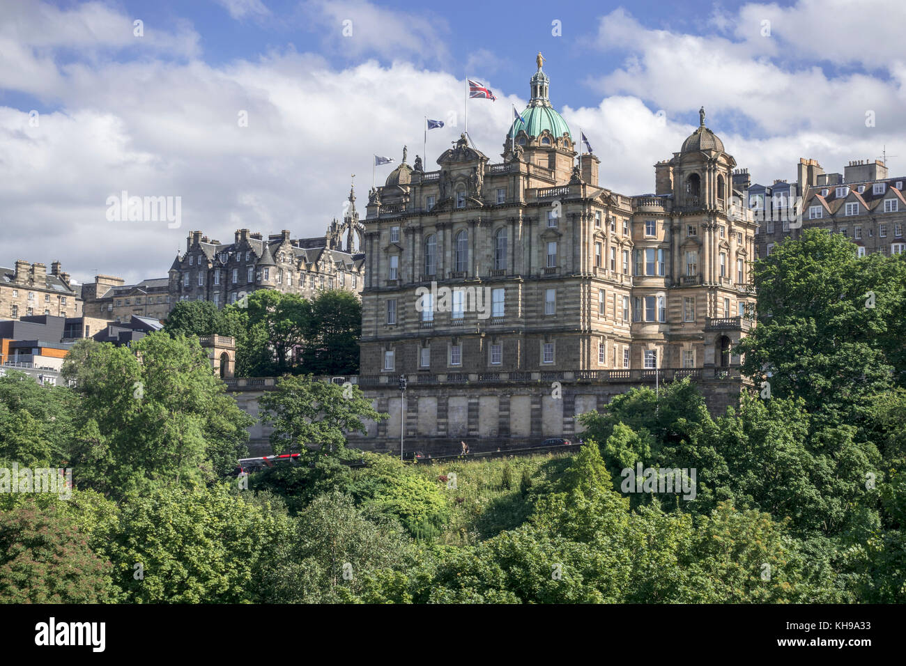 The Bank Of Scotland Head Office Building On The Mound Old Town
