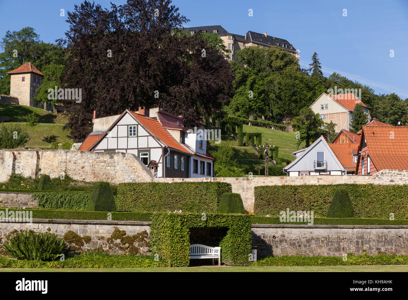 Barockgarten Blankenburg im Harz Stock Photo Alamy