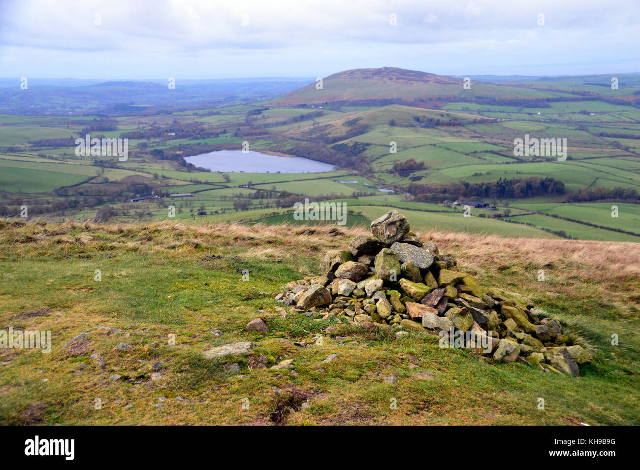 The Northern Wainwright Fell Binsey and Over Water from the Summit of