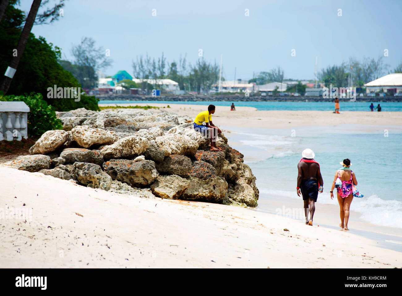 Beaches in Barbados Stock Photo Alamy