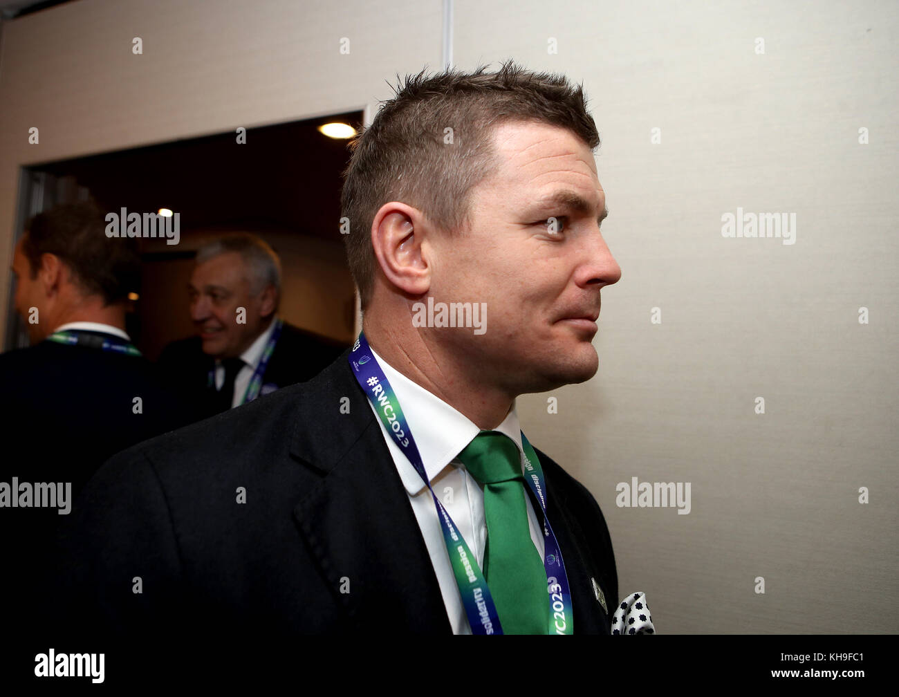 Brian O'Driscoll during the 2023 Rugby World Cup host union