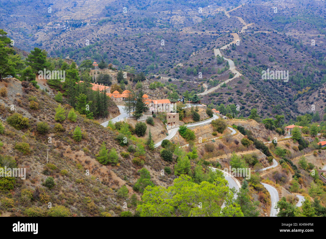 Panagia Machaira Monastery, Troodos, Cyprus Stock Photo