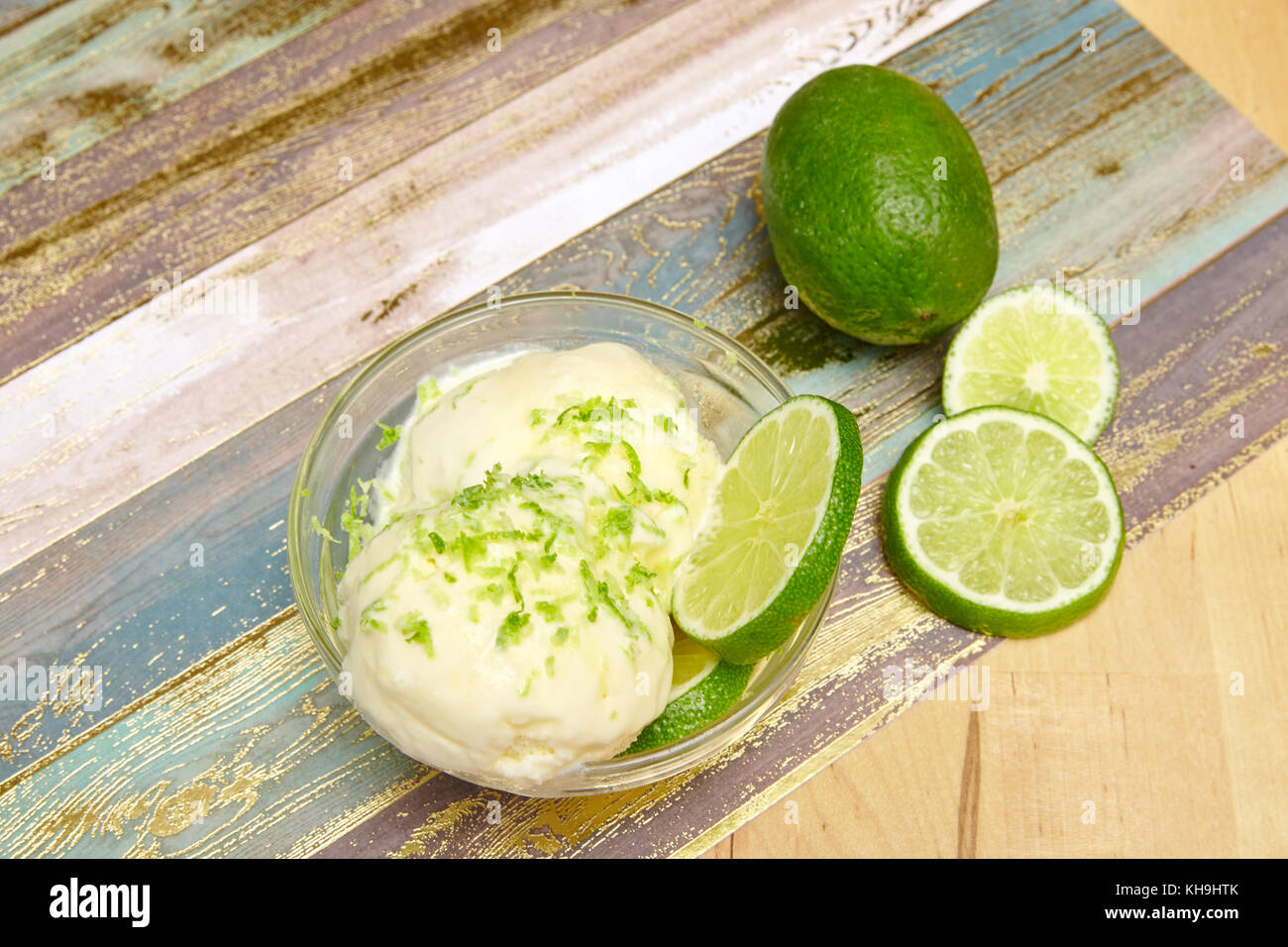 Margarita Ice Cream with Fresh Lime and Tequila Stock Photo Alamy
