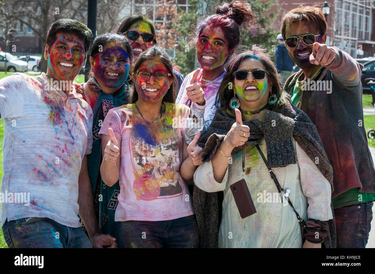 Holi is a Hindu spring festival originally celebrated in India and