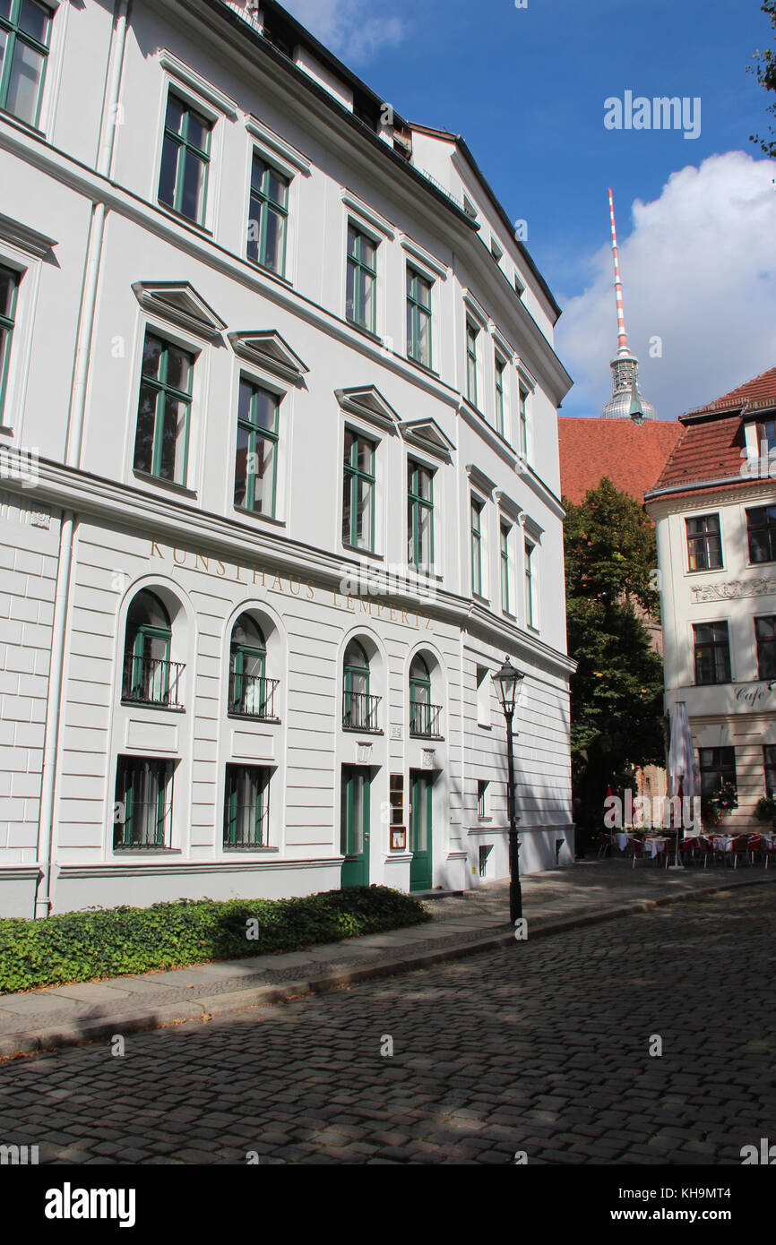 Baroque building in Nikolaiviertel in Berlin (Germany Stock Photo - Alamy