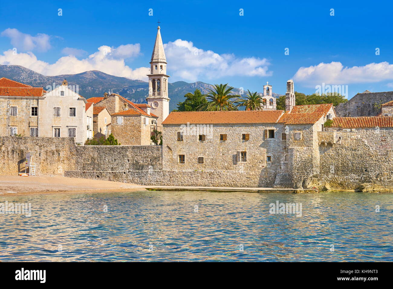 Budva Old Town, Montenegro Stock Photo