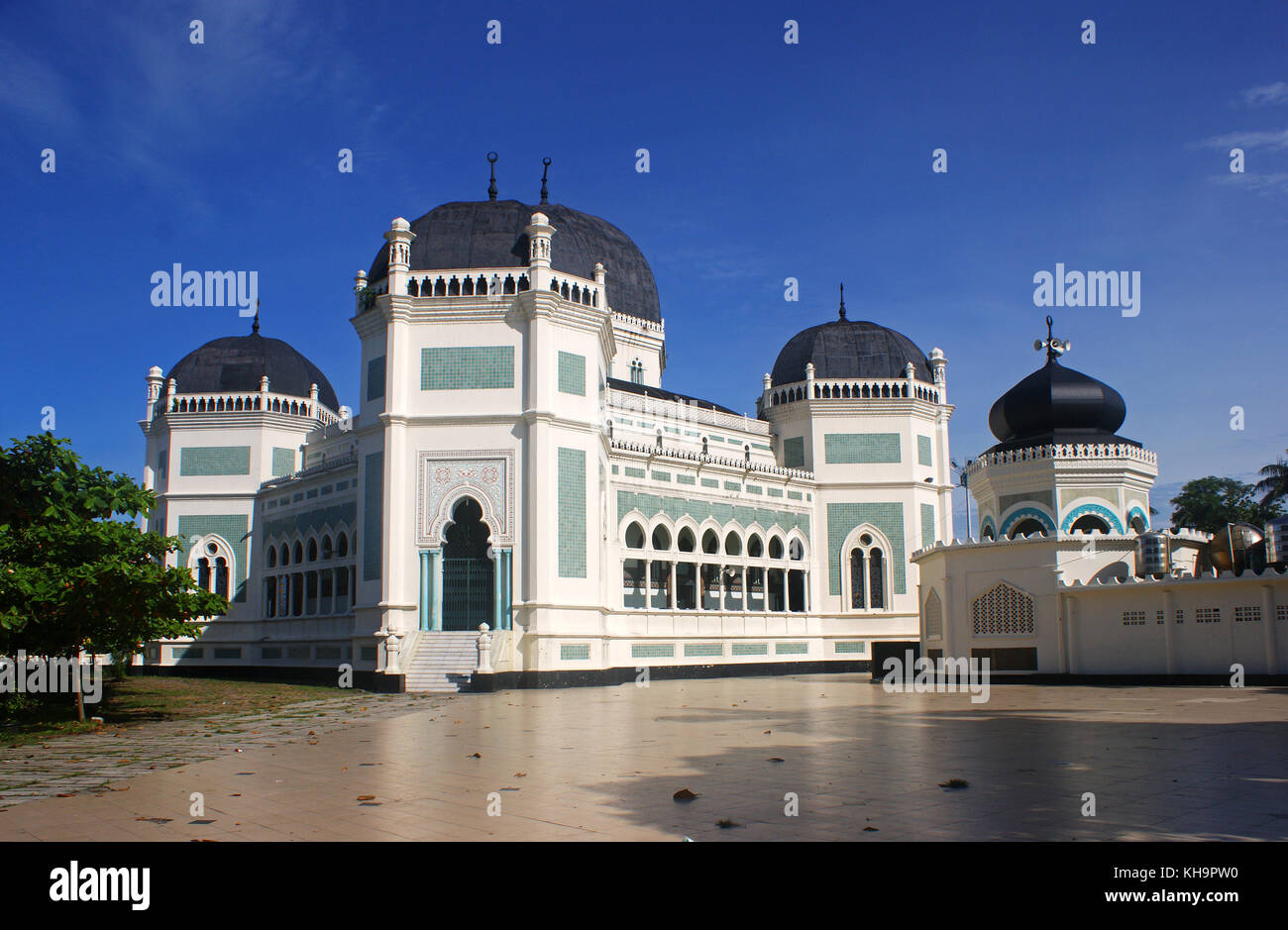 Masjid Raya Al Mashun, Medan, North Sumatra, Indonesia Stock Photo