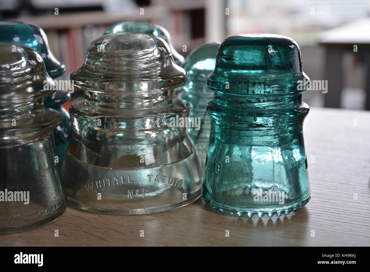 Antique Bell Telephone Memorabilia (Glass Insulator Caps, Underground