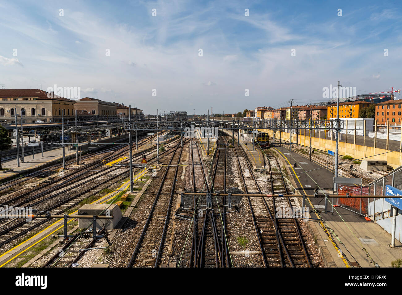 Bologna Central Railway Station Stock Photo Alamy